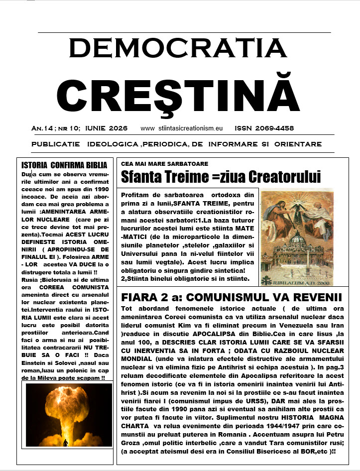 Stiinta si Creationism 1